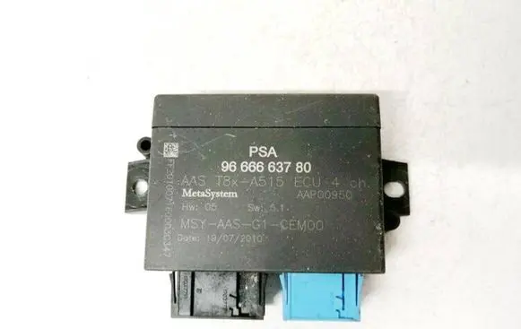 Peugeot 3008 I Parking PDC control unit/module 9666663780 AAP00950