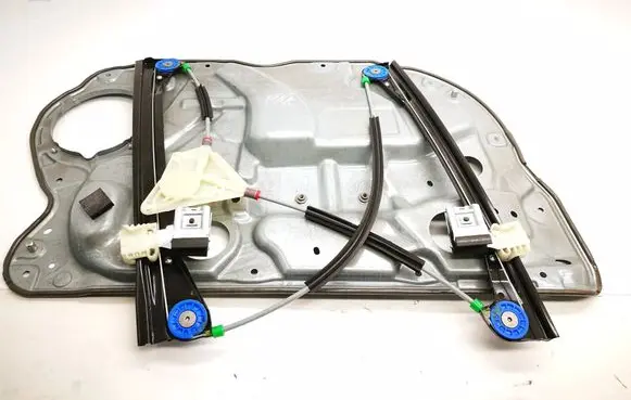 Volkswagen Polo V 6R Front door window regulator with motor 6Q4837462J