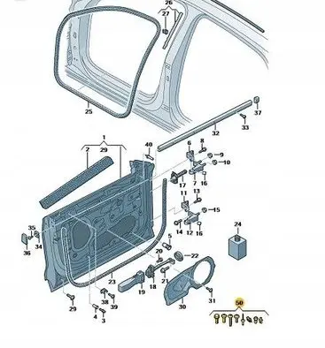 Audi Q8 Front door 4M8098619B