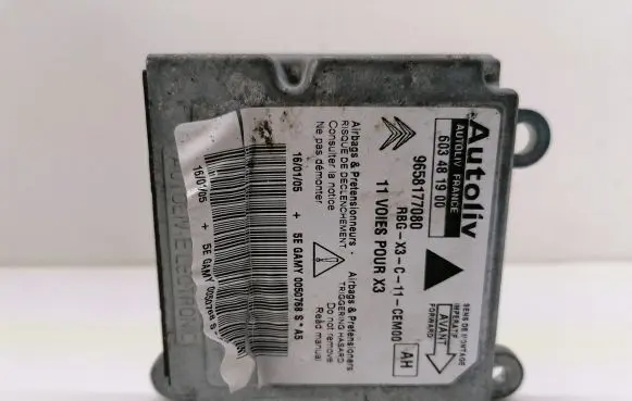 Citroen C5 Airbag control unit/module 9658177080 603481900
