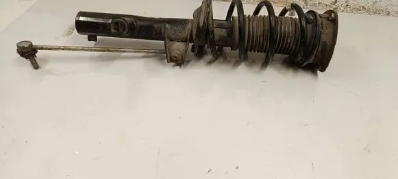 Front shock absorber with coil spring