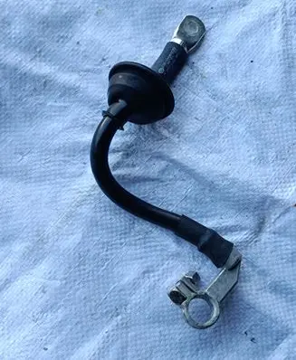Volkswagen Touareg I Negative earth cable (battery) 7L0971225H