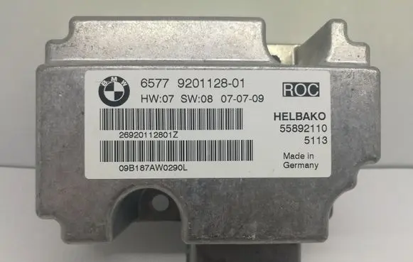 BMW 1 E81 E87 Airbag control unit/module 65779201128 6201128