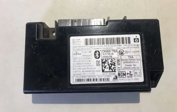 Chrysler Town u0026 Country V Bluetooth control unit module 05091960AA