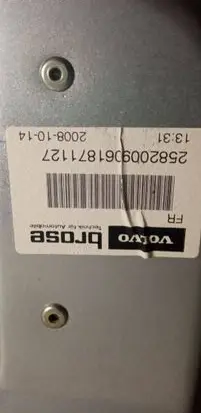 Volvo V70 Front window lifting mechanism without motor 30661066