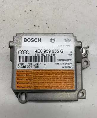 Audi A8 S8 D3 4E Airbag control unit/module 4E0959655G 4E0910655 0285001705