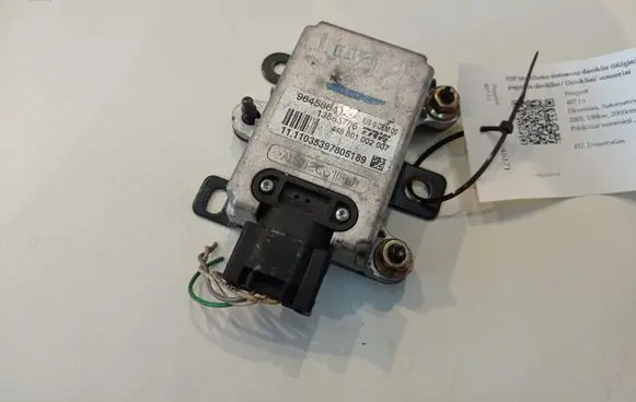 Peugeot 407 ESP acceleration yaw rate sensor 9645884180 13665706 448801002007