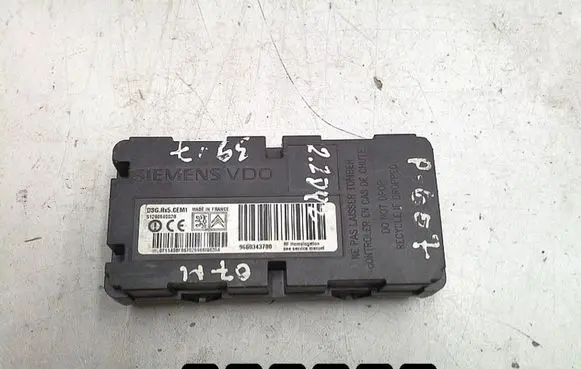 Peugeot 607 Tire pressure control unit 9660343780