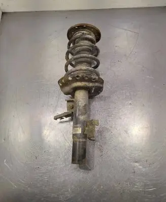Front shock absorber with coil spring