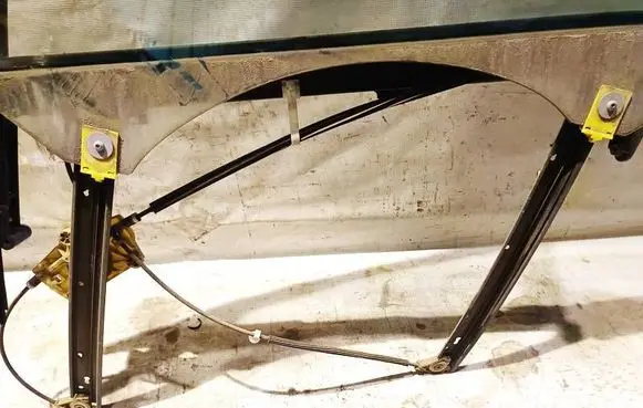 Audi A6 S6 C6 4F Sliding door window regulator with motor 