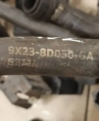 Jaguar XF X250 Engine coolant pipe/hose 9X238D050GA