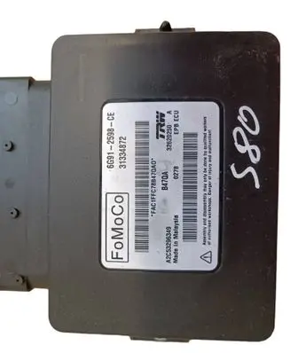 Volvo S80 Hand brake control module 6G912598CE 31334872 A2C53296349