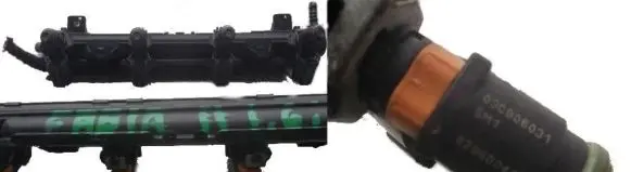 Skoda Fabia Mk2 (5J) Fuel injector supply line/pipe 