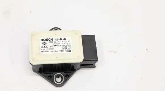Audi A5 8T 8F ESP acceleration yaw rate sensor 8K0907637D