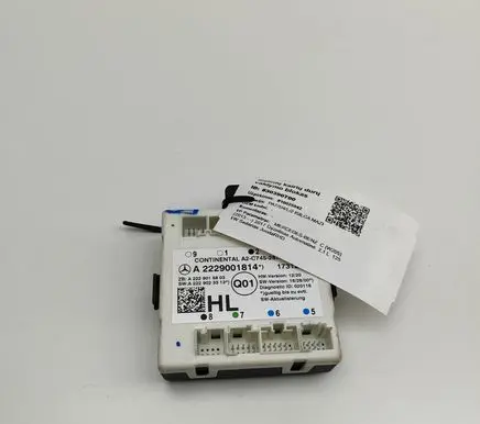 Mercedes-Benz C W205 Door control unit/module A2229001814 A2229015803