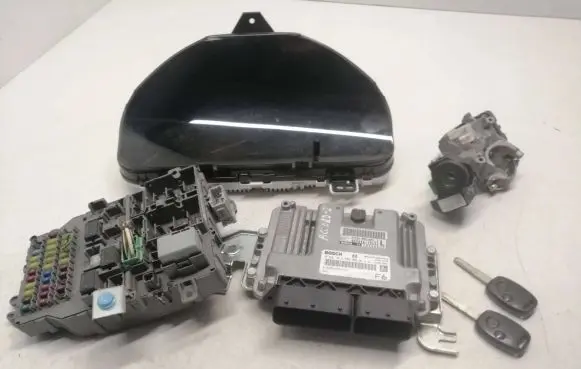 Honda Accord Engine ECU kit and lock set 0281012583 37820RBDE93 1039S17091
