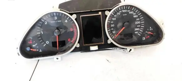 Audi A6 S6 C6 4F Speedometer (instrument cluster) 55550007301