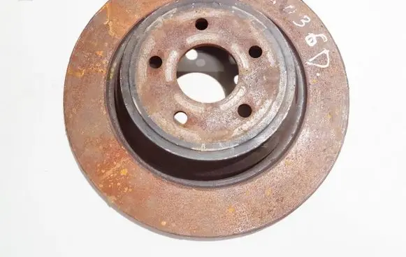 Ford Kuga II Rear brake disc neventiliuojamas