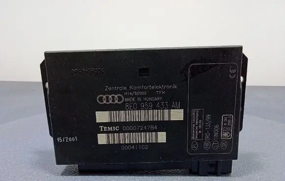 Audi A4 S4 B6 8E 8H Comfort/convenience module 8E0959433AM