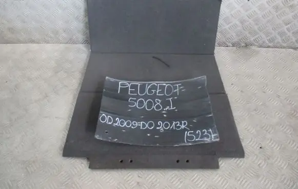 Peugeot 5008 Trunk/boot floor carpet liner 96875912