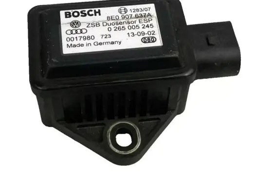 Audi A8 S8 D3 4E ESP acceleration yaw rate sensor 8E0907637A 0265005245 0017980