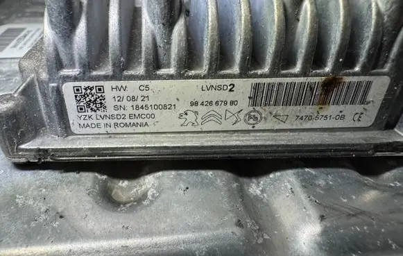 Peugeot 3008 II Other control units/modules 9842667980