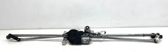 Front wiper linkage and motor