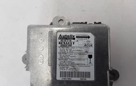 Renault Scenic II - Grand scenic II Airbag control unit/module 8200321999