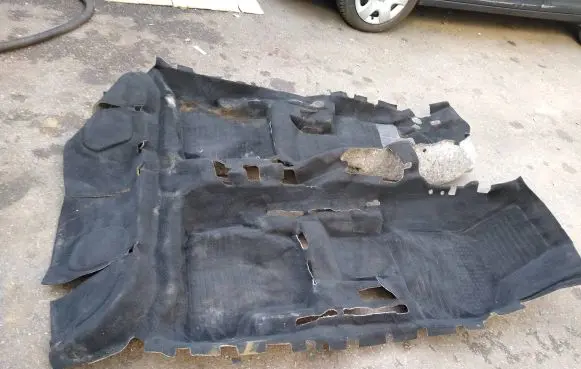 Skoda Octavia Mk2 (1Z) Front floor carpet liner 1Z1863367JAH