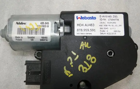 Sunroof motor/actuator