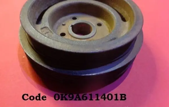 KIA Sephia Crankshaft pulley 0K9A611401B