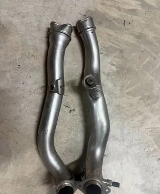 Porsche Macan (95B) Turbo air intake inlet pipe/hose 06m145673DH 06m145674ed