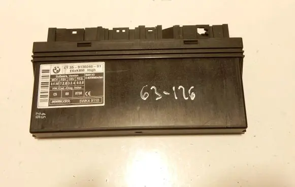 BMW 5 E60 E61 Comfort/convenience module 61359136040 9136040 63126