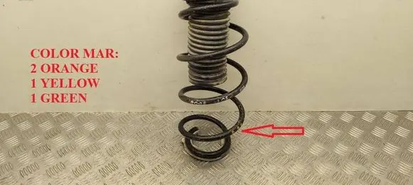 Peugeot 3008 II Front coil spring 9815469580