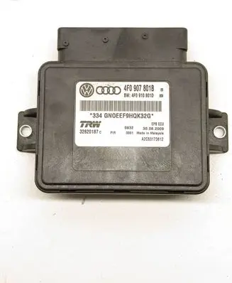 Audi A6 S6 C6 4F Hand brake control module 4F0907801B 4F0910801D 32620187C