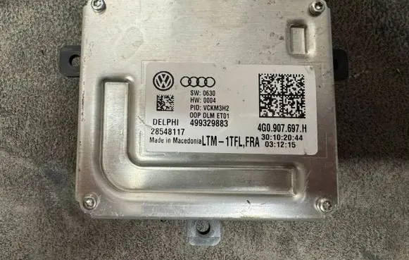 Audi A6 S6 C7 4G Headlight ballast module Xenon 4G0907697H 499329883