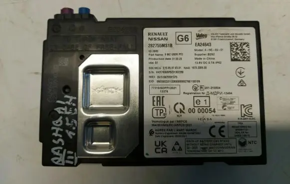 Nissan Qashqai J12 SOS control module 282755ms1b