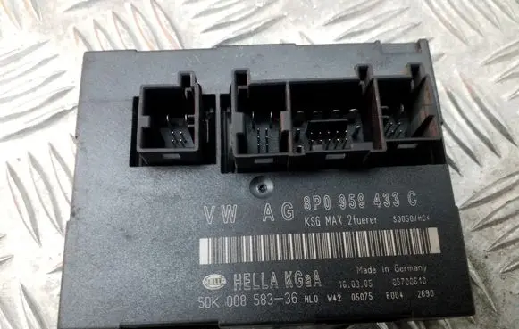 Audi A3 S3 A3 Sportback 8P Comfort/convenience module 8P0959433C