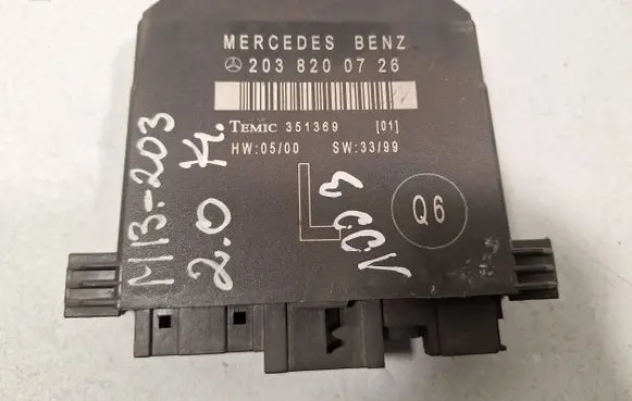 Mercedes-Benz C W203 Door control unit/module 351369 2038200726