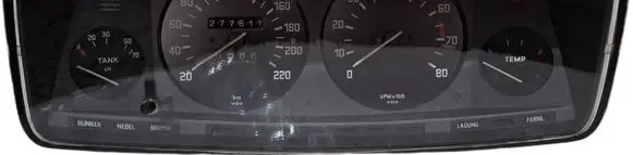 BMW 5 E12 Speedometer (instrument cluster) 230682 1354901 1354922