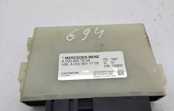 Mercedes-Benz E W213 Other control units/modules A0009007604 A0009011703