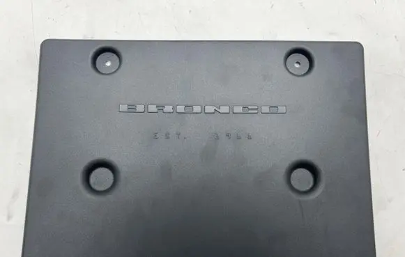 Ford Bronco Number Plate Surrounds Holder Frame M2DB-13406-CAW