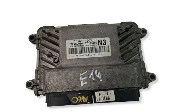 Chevrolet Aveo Engine control unit/module 25184299 5WY5992A