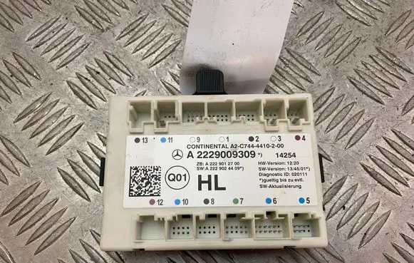 Mercedes-Benz S W222 Door control unit/module A2229009309