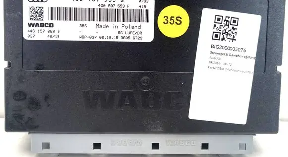 Audi A8 S8 D4 4H Suspension control unit/module 4G0907553G 4G0907553F 4461570600