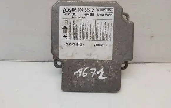 Volkswagen PASSAT B6 Airbag control unit/module 1T0909605C