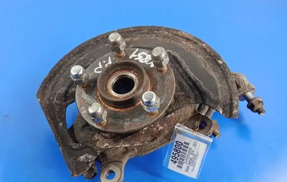 Front wheel hub spindle knuckle
