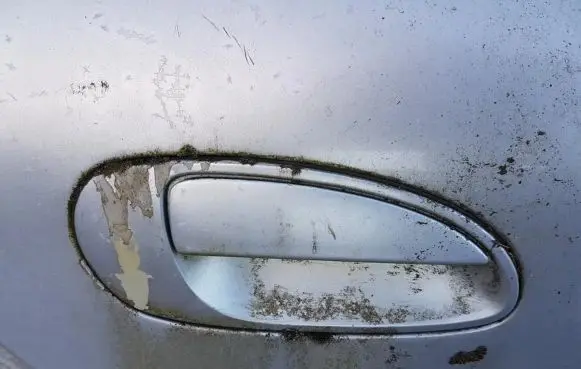KIA Clarus Front door exterior handle
