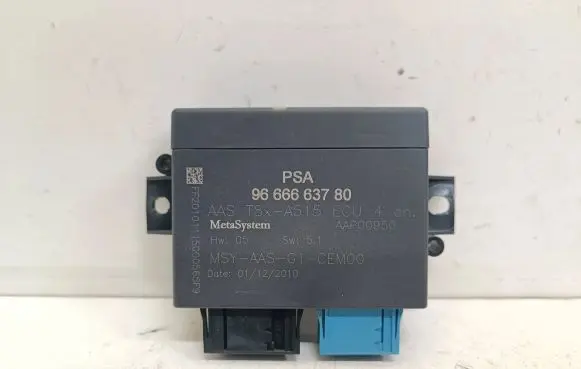 Peugeot 5008 Parking PDC control unit/module 9666663780 AAP00950 T8XA515