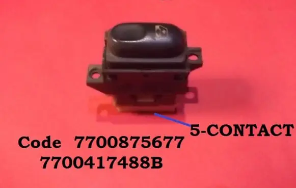 Renault Laguna I Electric window control switch 7700875677 7700417488B